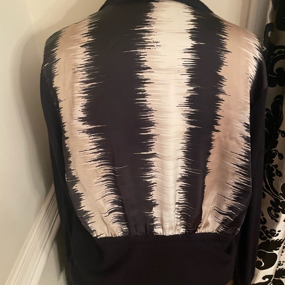 Used Kenneth Cole cardigan in excellent condition with silk back.  Gorgeous - Picture 2 of 4